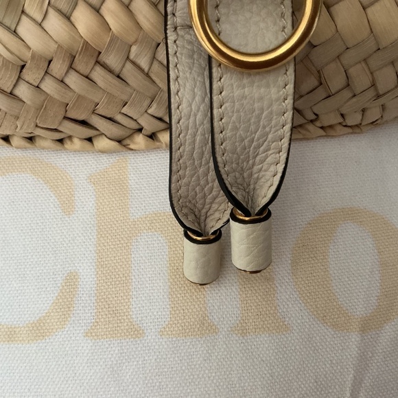 Chloe Marcie raffia bag - Picture 5 of 10